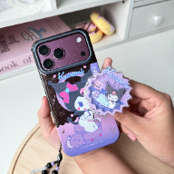 SHEEP Phone Grip Kuromi 💜🖤 ที่แปะมือถือสุด Cute พิเศษกับลูกเล่น Mirror & Swing สนุก!