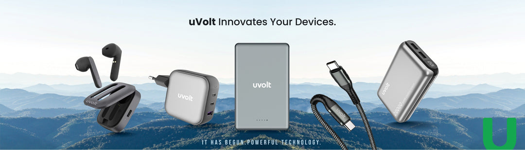 Uvolt Thailand อุปกรณ์เสริม iPhone โดยคนรุ่นใหม่ พร้อมส่งในไทยแล้ว ! รับประกัน 2 ปี ดีไซน์เรียบ เท่ และมินิมอล ครบทั้ง Adapter, Power Bank, สายชาร์จ และหูฟังบลูทูธ