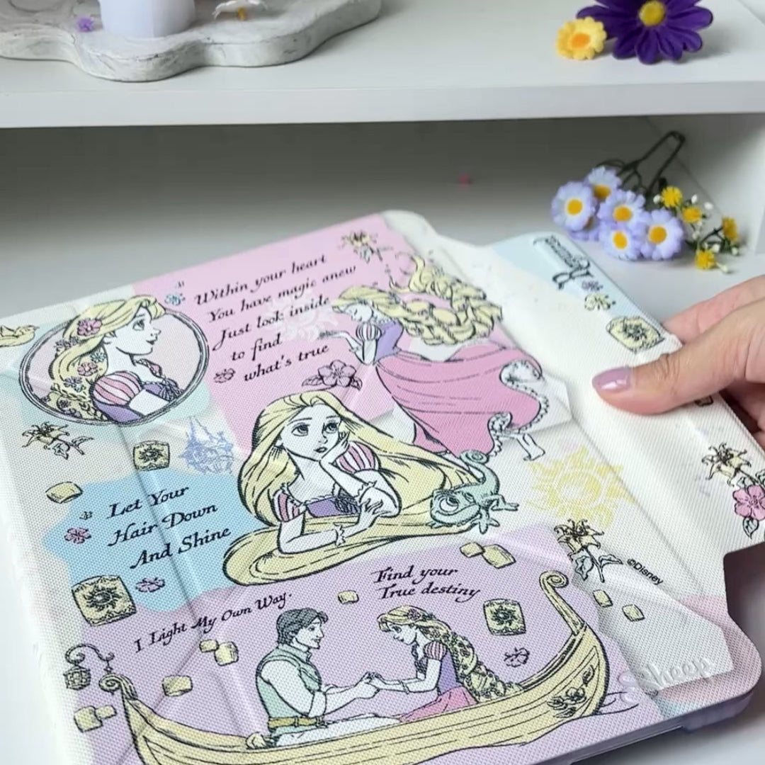 รีวิวเคสไอแพดราพันเซล ในลาย 'Rapunzel Letters' ข้อความที่เต็มไปแรงบันดาลใจ พาทุกคนจุดประกายความฝัน ✨👑