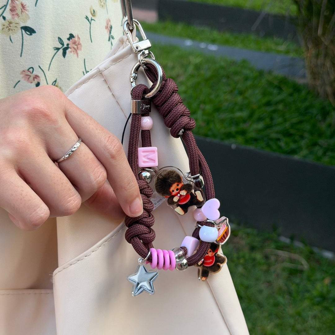phone acccessories ใช้คู่เคส ม่อนชิชิ สีชมพู monchhichi beige boy girl ม่อนชิชิคุง ม่อนชิชิจัง เบจ ทอง limited ลิมิเต็ด sheep phone charm สายห้อยมือถือ แบบลูกปัด เชือก น้ำตาล ของขวัญ ปีใหม่ ส่งท้ายปี 2025 ตุ๊กตา มอนชิชิ จับฉลาก 2026 2569