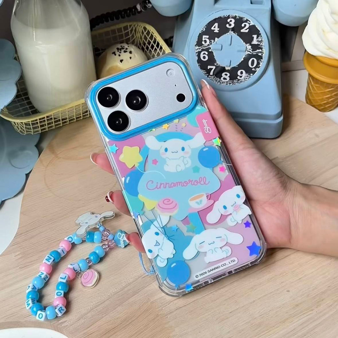 เคส cinnamoroll sanrio phone case ซานริโอ้ ซินนามอนโรล ซินนาม่อน ชินนาม่อน ของแท้ โทรศัพท์ มือถือ ไอโฟน iphone ลิขสิทธิ์แท้ สีฟ้า ชมพู magsafe ลายน่ารัก 17 pro max silver เติ้ล เฟิร์สวัน tle firstone