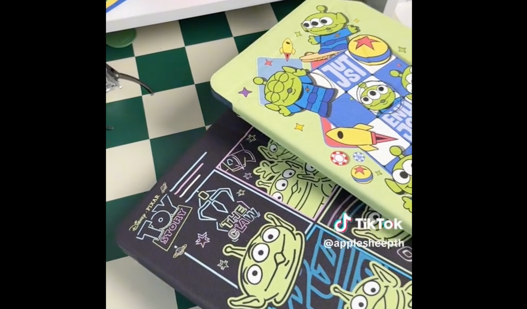 รีวิวเคสไอแพด Aliens หรือ Little Green Man พร้อมวิธีสอนพับ iPad Case Aliens 💚🍕🛸