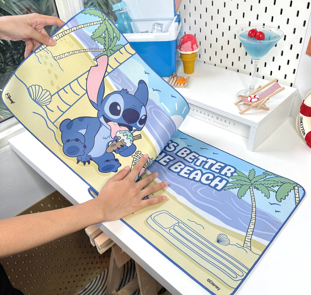 สติทช์ บุกโต๊ะทำงาน! Mousepad & Macbook Case ลาย Stitch