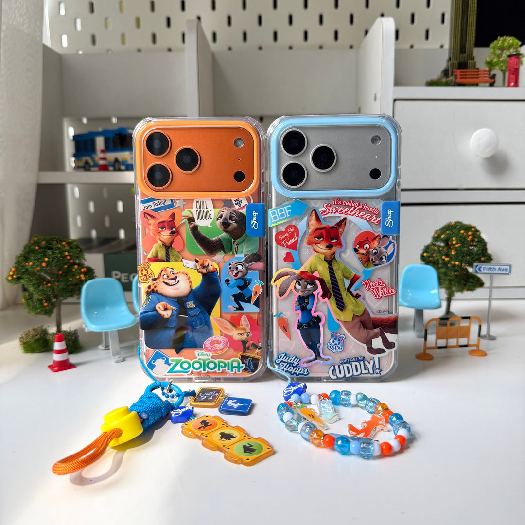 เคสไอโฟน หนัง zootopia ภาค 2 disney iphone case magsafe ซูโทเปีย ดิสนีย์ คู่จิ้น nick & judy ตัวละคร จิ้งจอก นิค กระต่าย จูดี้ เสือ clawhauser สลอธ flash iphone 17 pro max cosmic orange รีวิว มีม