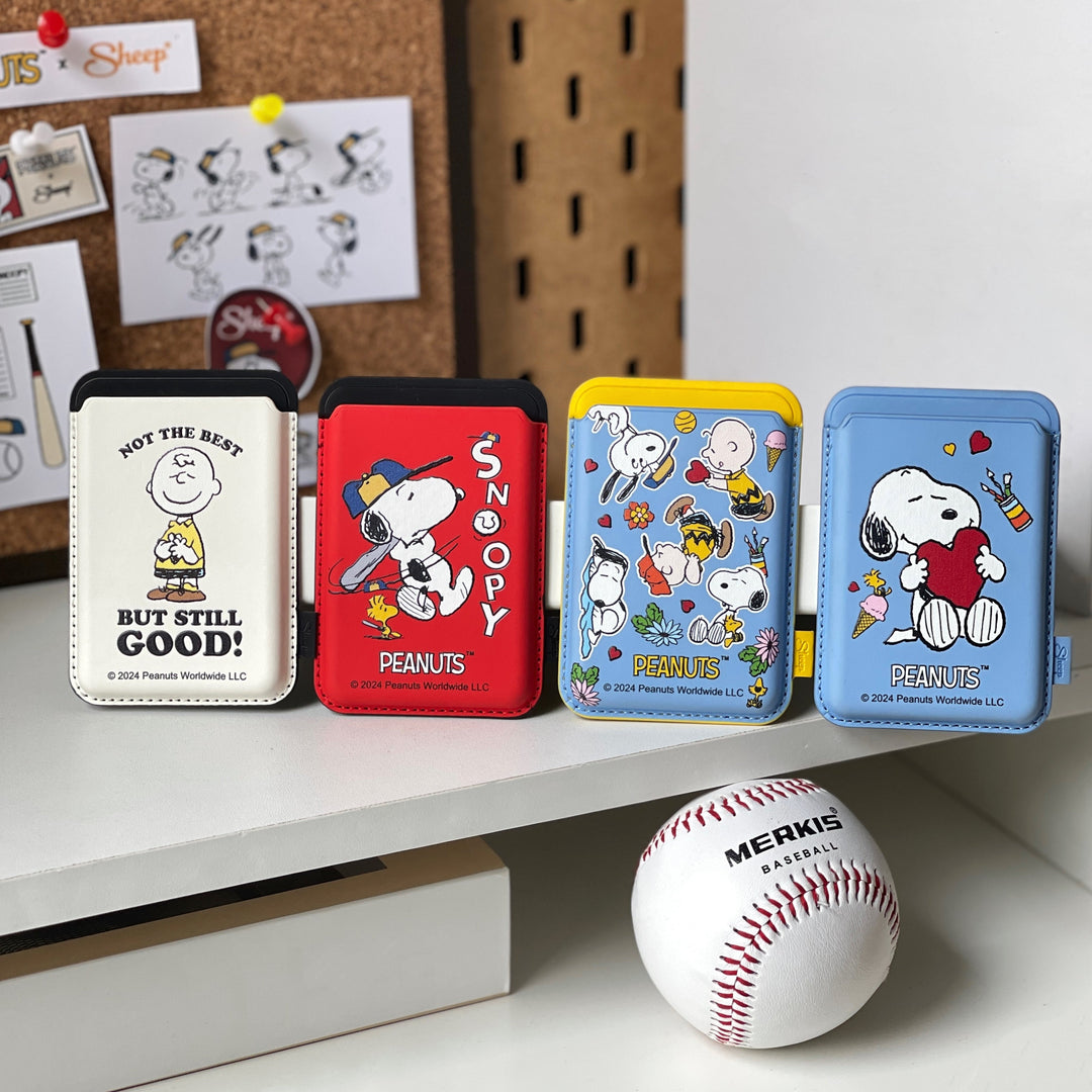 รวม Snoopy gadgets อุปกรณ์เสริมไอโฟน Wallet & Griptok Snoopy รองรับเฉพาะรุ่น Magsafe มีหลายลายให้เลือก
