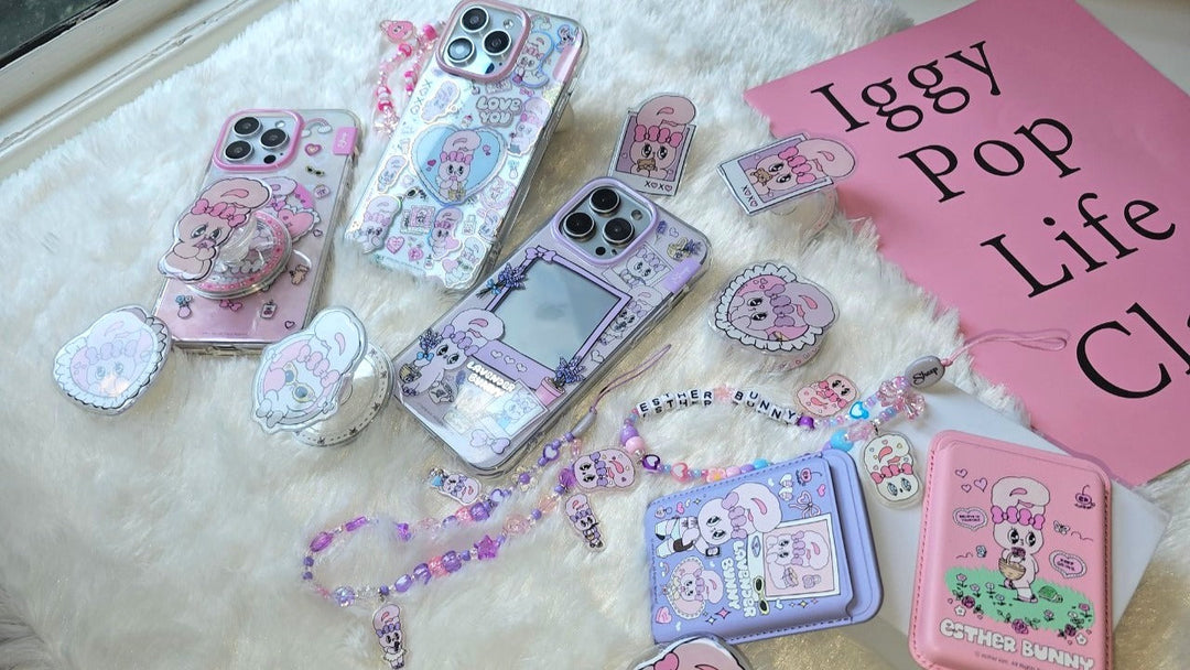 Esther Bunny ชื่ออะไรบ้าง ? ความหมายของกระต่ายสุดคิ้วท์เอสเธอร์ บันนี่ : iPhone Case, Charm, Griptok และ Magsafe Wallet
