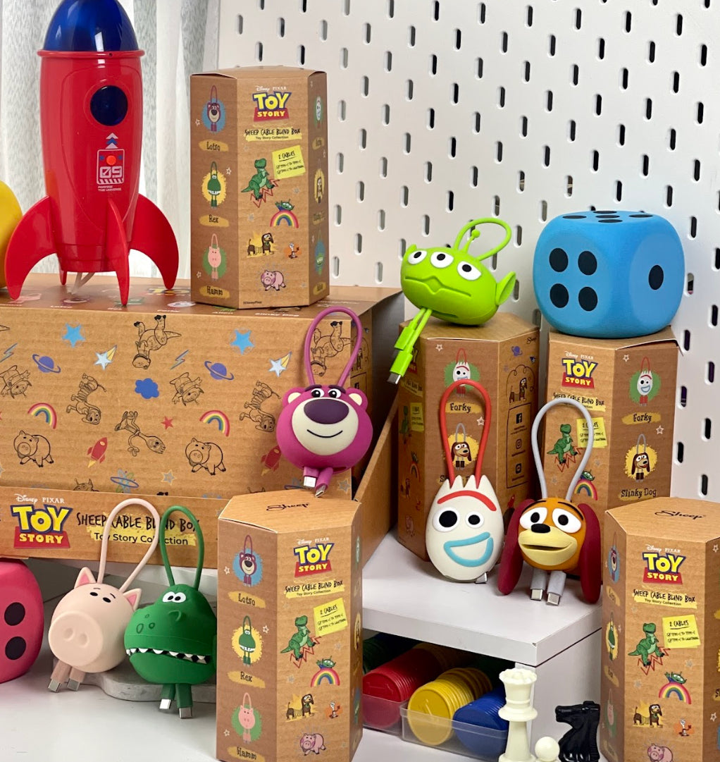 รีวิวกล่องสุ่มสายชาร์จ Toy Story Cable ซิลิโคมนุ่มนิ่ม มีพร้อม C-C & C-L ฟรีสองสายในกล่องเดียว !