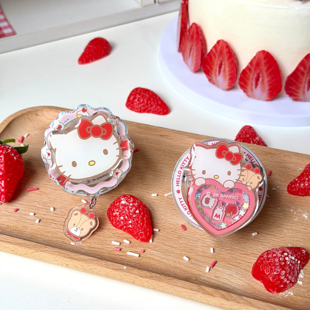 phone accessories ใช้คู่เคส hello kitty sanrio case ซานริโอ้ เฮลโล คิตตี้ ของแท้ โทรศัพท์ มือถือ ลิขสิทธิ์แท้ สีแดง ชมพู หมี tiny chum magsafe griptok sheep phone grip ที่แปะมือถือ กริ๊บต๊อก หมุน-เขย่าเล่นได้ ลายน่ารัก