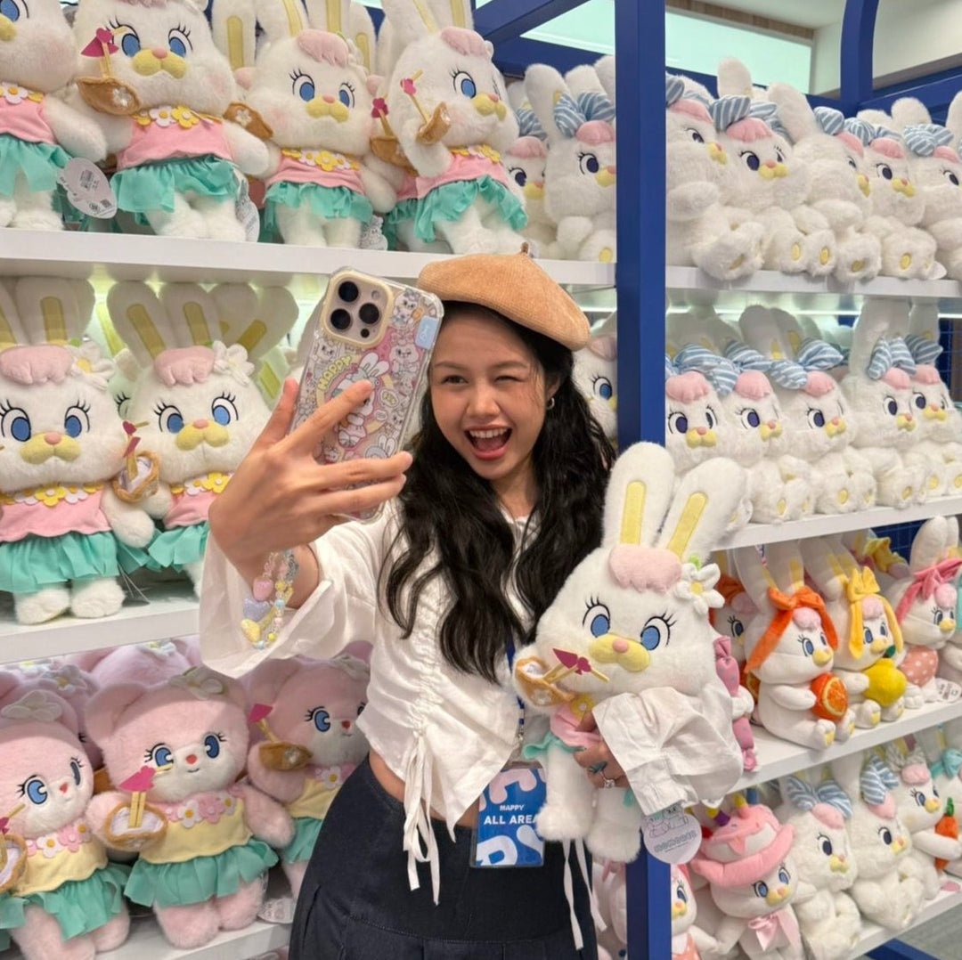Sheep พาเพื่อน MOMOREI ไปร่วมงานเปิดตัวคาเฟ่ MappyxMomorei สุด Exclusive! @Siam Center 💛🩵