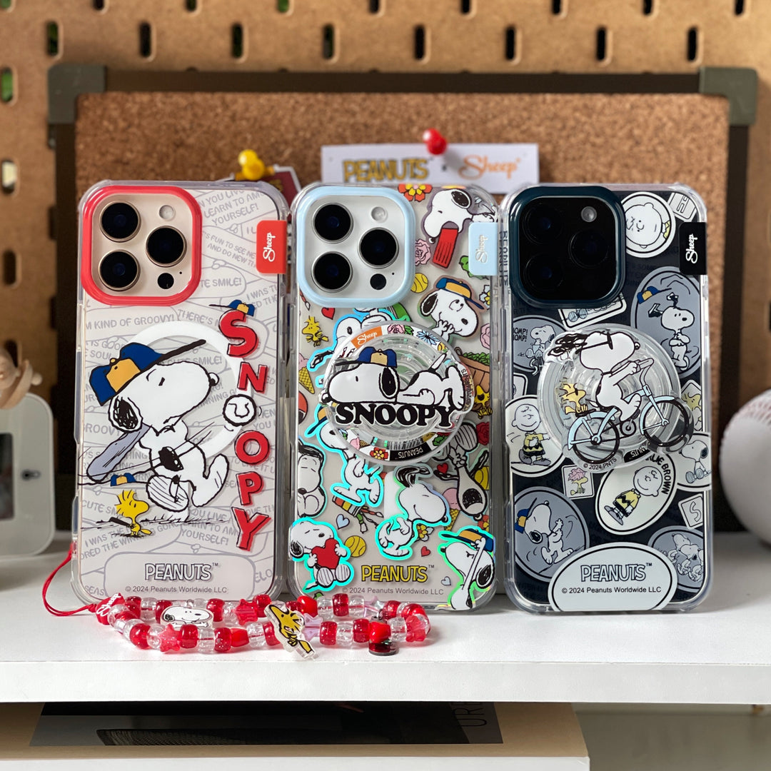 เคสไอโฟน Snoopy จากแก๊ง PEANUTS & Friends มี 3 ลาย พร้อมของแถมทุกกล่อง