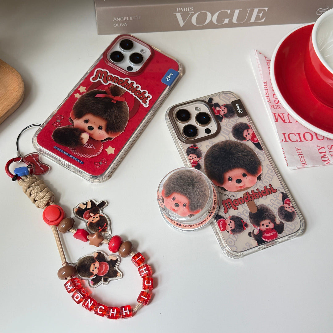 เคสม่อนชิชิ iPhone & Samsung มีของแถมใช้คู่เคสสุดน่ารัก 🤎❤️
