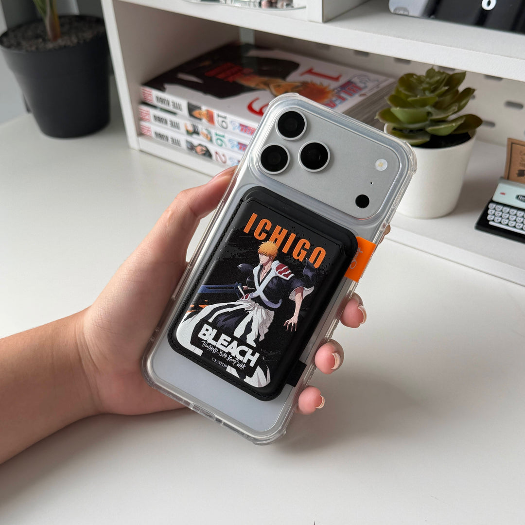 SHEEP Phone Wallet ดีไซน์ BLEACH SS8 ที่ใส่บัตรแปะมือถือใช้คู่เคส พร้อมแม่เหล็กแน่นระดับขั้นเทพ! ⚔️