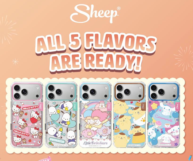 เติมความหวานด้วยเคส Sanrio จาก SHEEP กับความหวานที่เลือกได้ 7 ดีไซน์ 7 สไตล์ 🍰✨