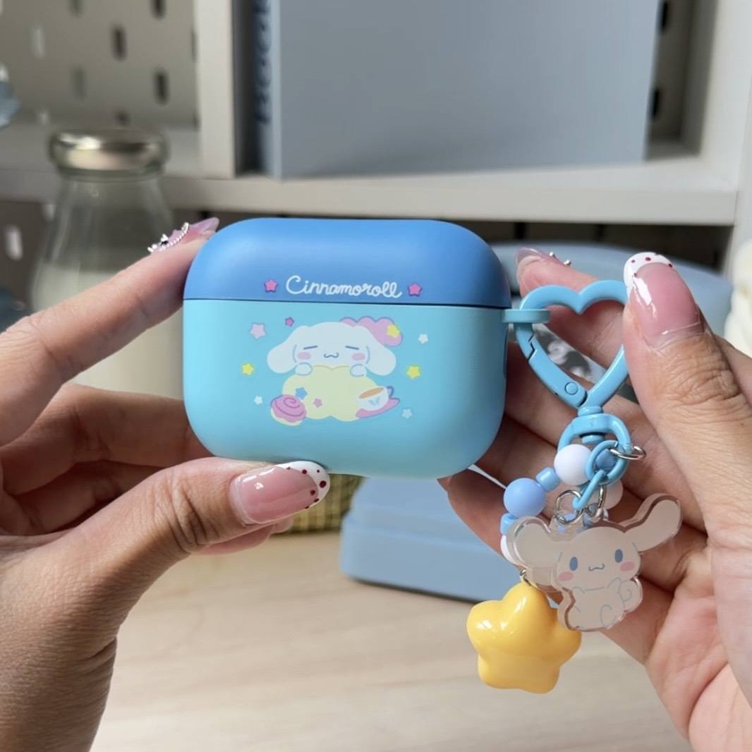 เคสแอร์พอด cinnamoroll sanrio case ซานริโอ้ หมา ซินนามอนโรล ซินนาม่อน ของแท้ แอร์พอด airpods 4 pro 3 พร้อมส่ง ลิขสิทธิ์แท้ สีฟ้า น้ำเงิน แบรนด์ applesheep sheep ลายน่ารัก เคสซินนามอนโรล