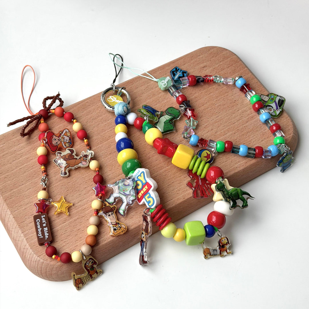 Charm Phone Toy Story 5 เคส case สายห้อย คล้องข้อมือ ลูกปัด woody buzz lightyear วูดดี้ บัซ ไลท์เยียร์ Slinky Dog  สลิงกี้ ด็อก Rex เร็กซ์ Forky Hamm Aliens เอเลี่ยน Little Green Men Jessie เจสซี่ ของเล่น ลิขสิทธิ์แท้ Disney Pixar ดิสนีย์ ทอย สตอรี่