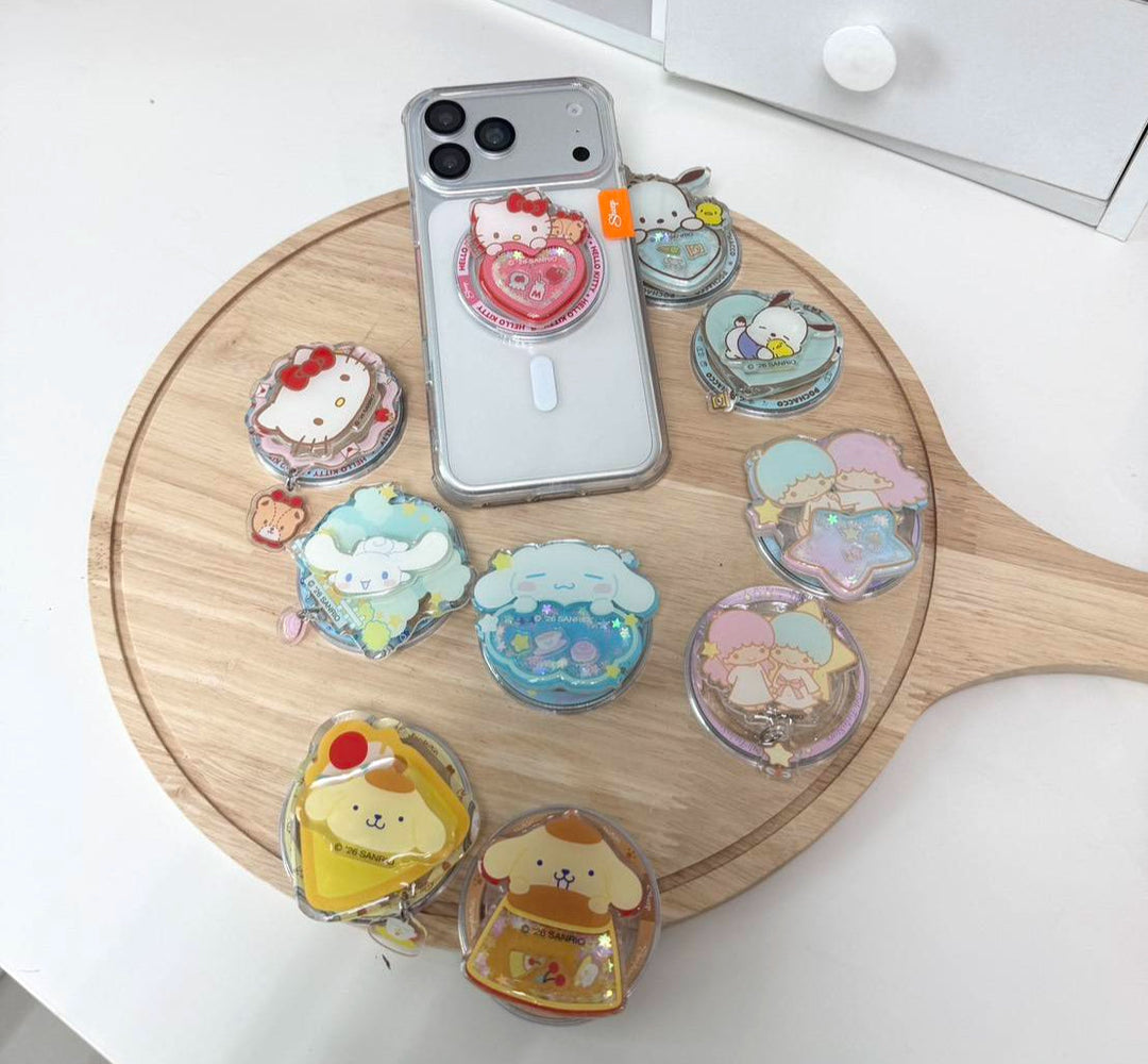 Phone Grip คอลเลกชัน Sanrio น่ารักหลากสไตล์ พร้อมเติมความหวานในชีวิตประจำวันให้ทุกคน!💕