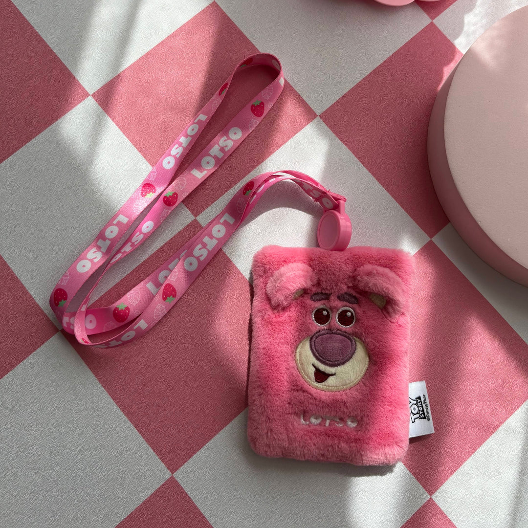 แจกพิกัดที่ใส่บัตรน่ารักๆขนนุ่มนิ่ม Card Holder Lotso