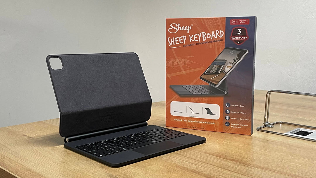 รีวิว Sheep Magic Keyboard Case คีย์บอร์ดไอแพด ที่ใช้งานง่ายที่สุด