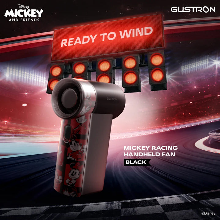 พัดลมพกพา Gustron Handheld Fan Mickey Racing Grogu ลิขสิทธิ์แท้ รูปที่ 10