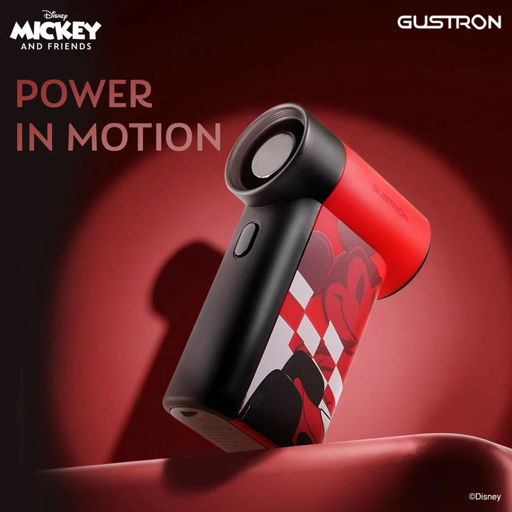 พัดลมพกพา Gustron Handheld Fan Mickey Racing Grogu ลิขสิทธิ์แท้ รูปที่ 7