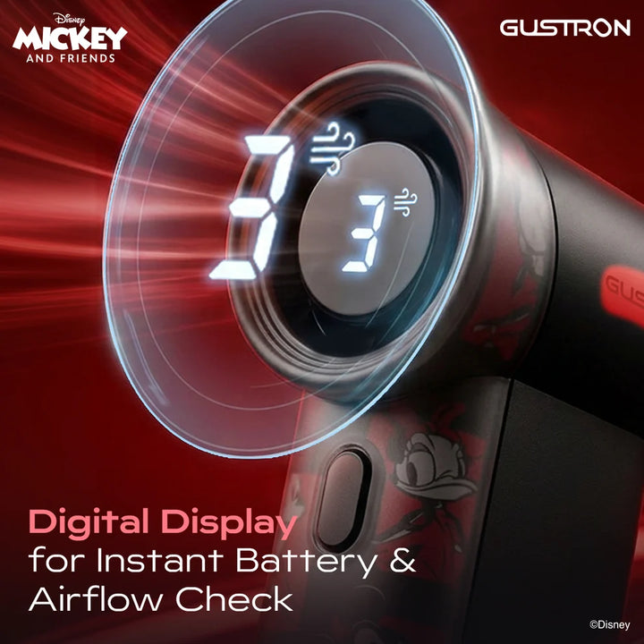 พัดลมพกพา Gustron Handheld Fan Mickey Racing Grogu ลิขสิทธิ์แท้ รูปที่ 13