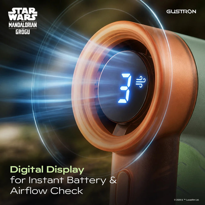 พัดลมพกพา Gustron Handheld Fan Mickey Racing Grogu ลิขสิทธิ์แท้ รูปที่ 21