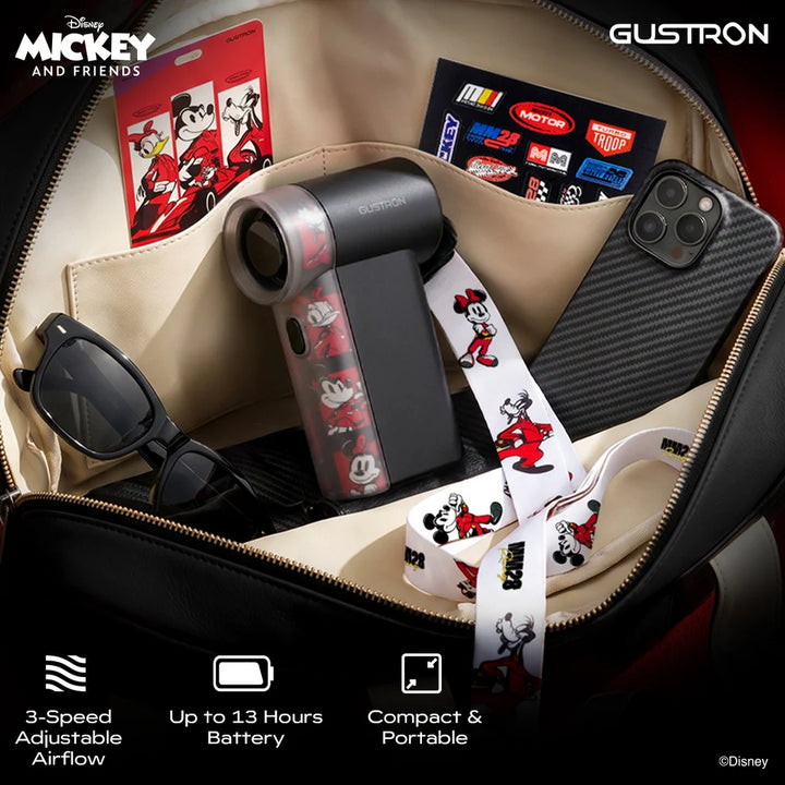 พัดลมพกพา Gustron Handheld Fan Mickey Racing Grogu ลิขสิทธิ์แท้ รูปที่ 14