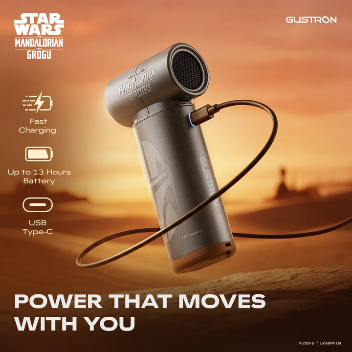 พัดลมพกพา Gustron Turbo Fan The Mandalorian ลิขสิทธิ์แท้ รูปที่ 4