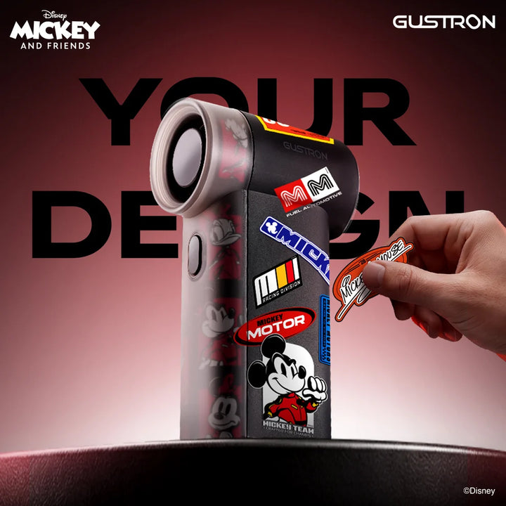 พัดลมพกพา Gustron Handheld Fan Mickey Racing Grogu ลิขสิทธิ์แท้ รูปที่ 15