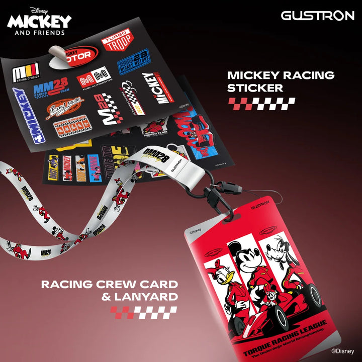 พัดลมพกพา Gustron Handheld Fan Mickey Racing Grogu ลิขสิทธิ์แท้ รูปที่ 16