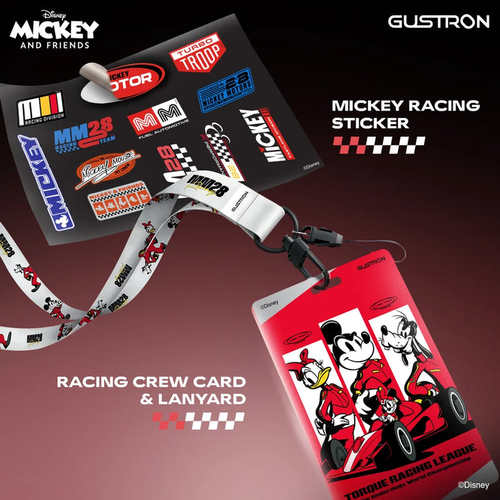 พัดลมพกพา Gustron Handheld Fan Mickey Racing Grogu ลิขสิทธิ์แท้ รูปที่ 3
