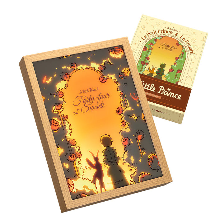 โคมไฟกรอบรูป เจ้าชายน้อย The Little Prince Rose Garden ลิขสิทธิ์แท้ | Martube รูปที่ 3