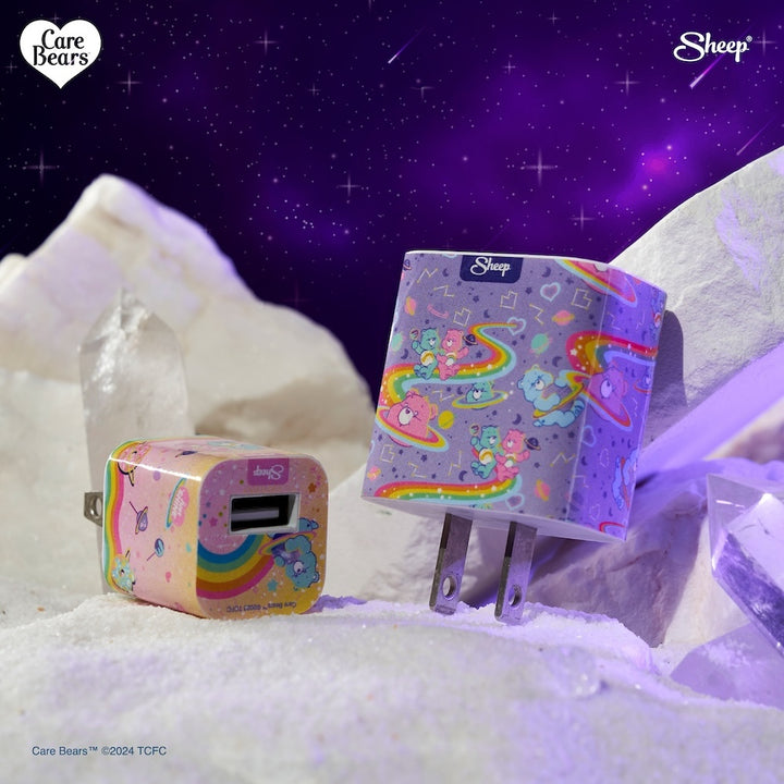 สติ๊กเกอร์ติดหัวชาร์จ iPhone Charger Wrap อแดปเตอร์ชาร์จ Care Bears