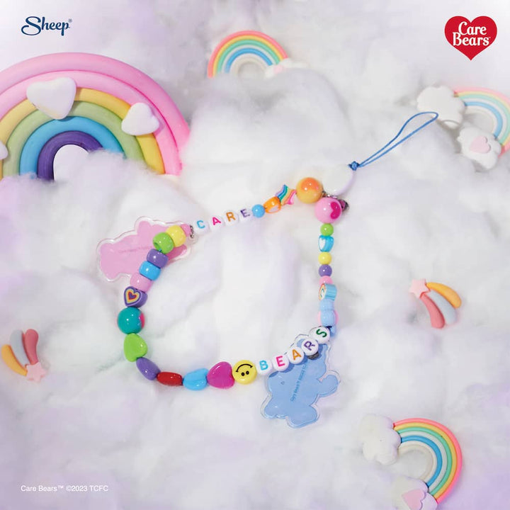 สายคล้องโทรศัพท์ไอโฟน ของแท้ Care Bears สายลูกปัด