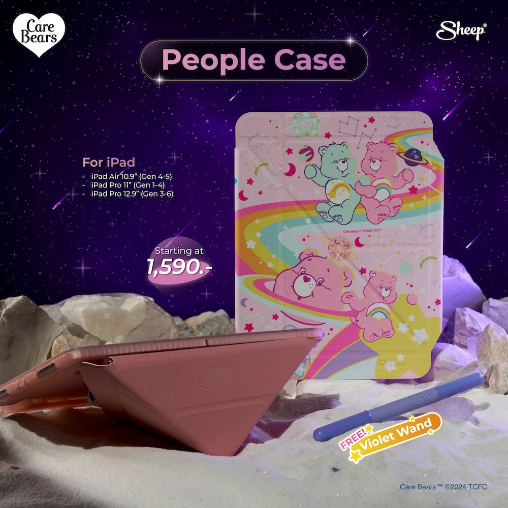 เคสไอแพด Care Bears เคส iPad แคร์แบร์ ลิขสิทธิ์แท้ เคสแถมปลอกปากกาไอแพด