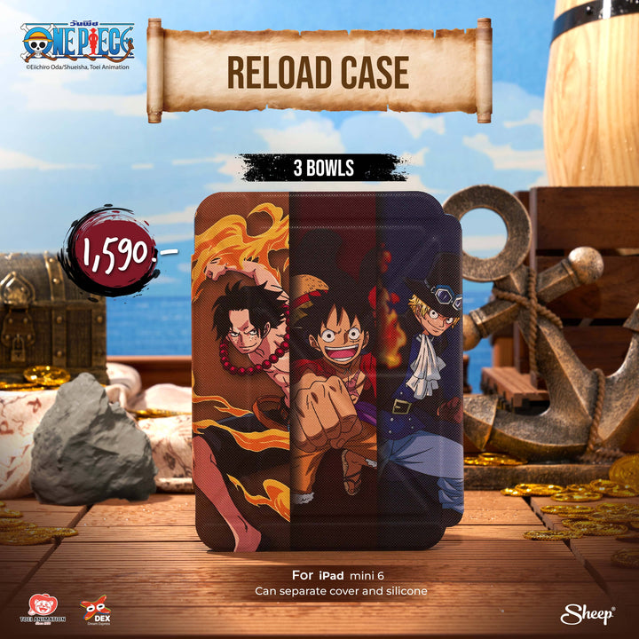 เคสไอแพด One Piece ลิขสิทธิ์แท้ วันพีซ ลูฟี่ เอซ ซาโบ Luffy Ace Sabo