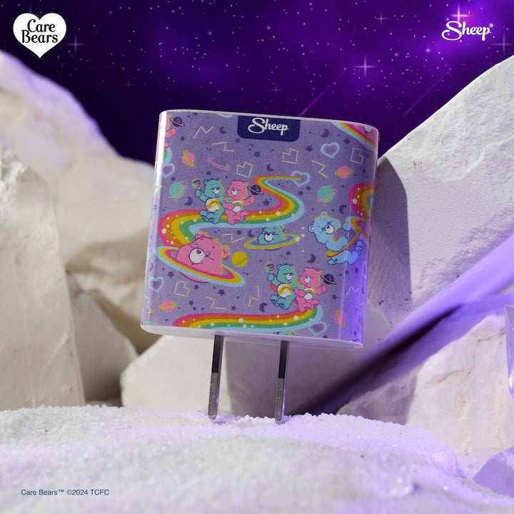 สติ๊กเกอร์ติดหัวชาร์จ iPhone Charger Wrap อแดปเตอร์ชาร์จ Care Bears