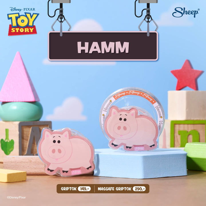 ที่ติดโทรศัพท์ Toy Story Gtiptok ทอย สตอรี่ กริ๊บต๊อก ลาย Hamm