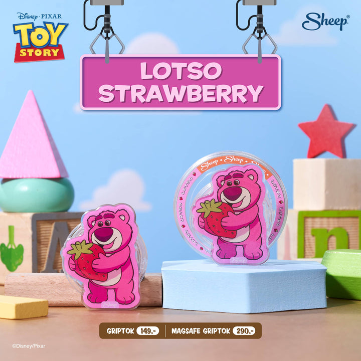 ที่ติดโทรศัพท์ Toy Story Gtiptok ทอย สตอรี่ กริ๊บต๊อก ลาย Lotso