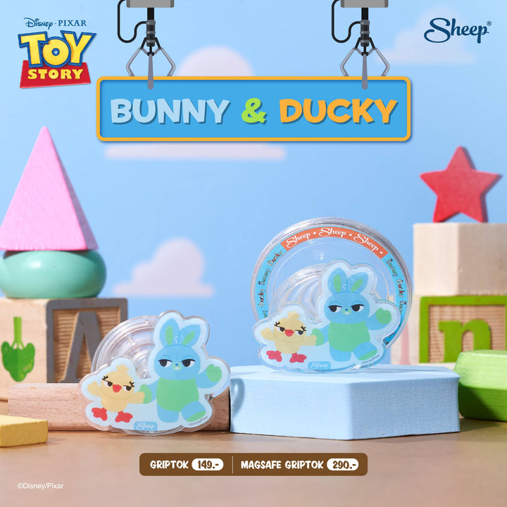 ที่ติดโทรศัพท์ Toy Story Gtiptok ทอย สตอรี่ กริ๊บต๊อก ลาย Bunny and Ducky