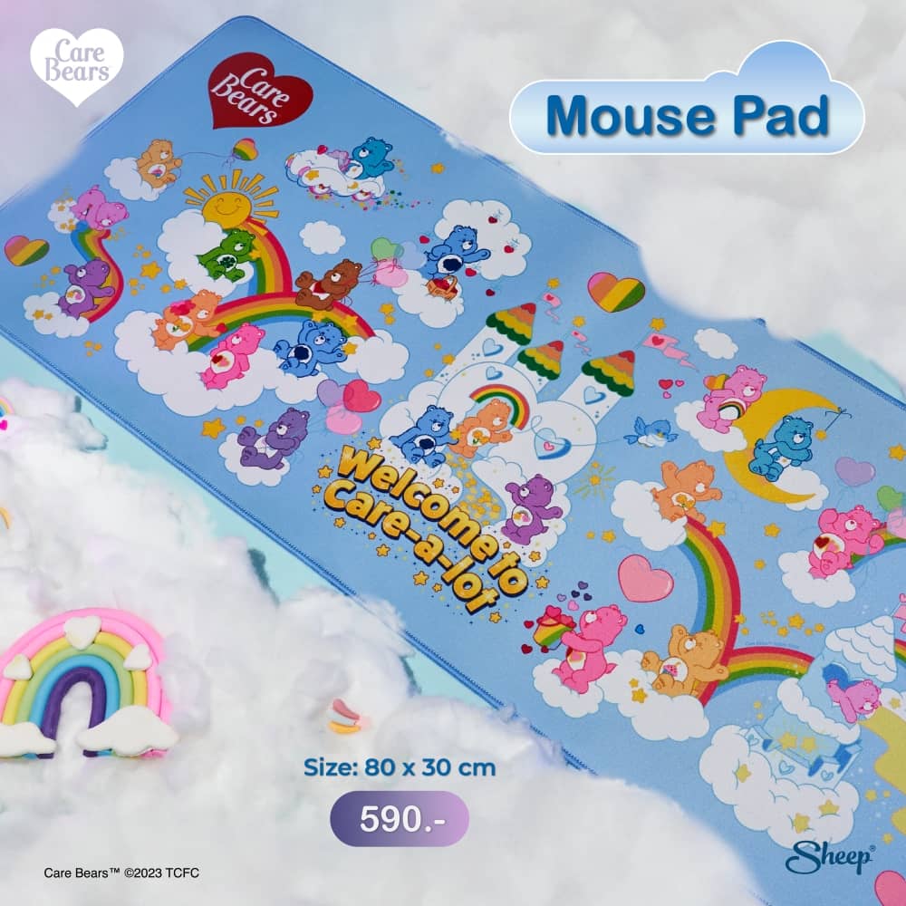 แผ่นรองเมาส์ สวยๆ ลายลิขสิทธิ์แท้ Care Bears