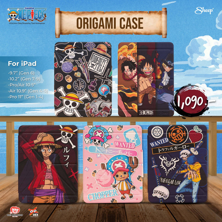 เคสไอแพด One Piece ลิขสิทธิ์แท้ วันพีซ เคส iPad ตั้งได้