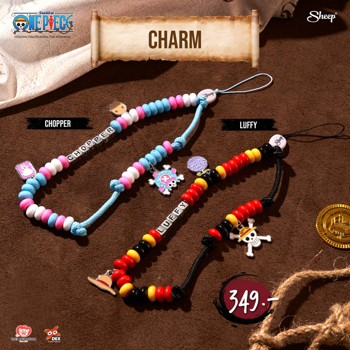 ที่ห้อยโทรศัพท์ One Piece ลิขสิทธิ์แท้ ลูฟี่ ช็อปเปอร์