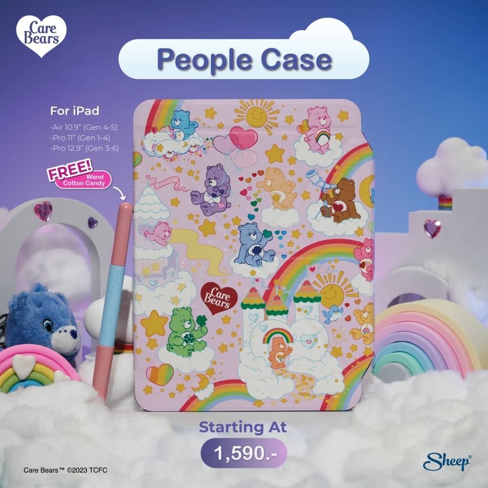 เคส iPad ลายลิขสิทธิ์ Care Bears ของแท้ พร้อมส่ง