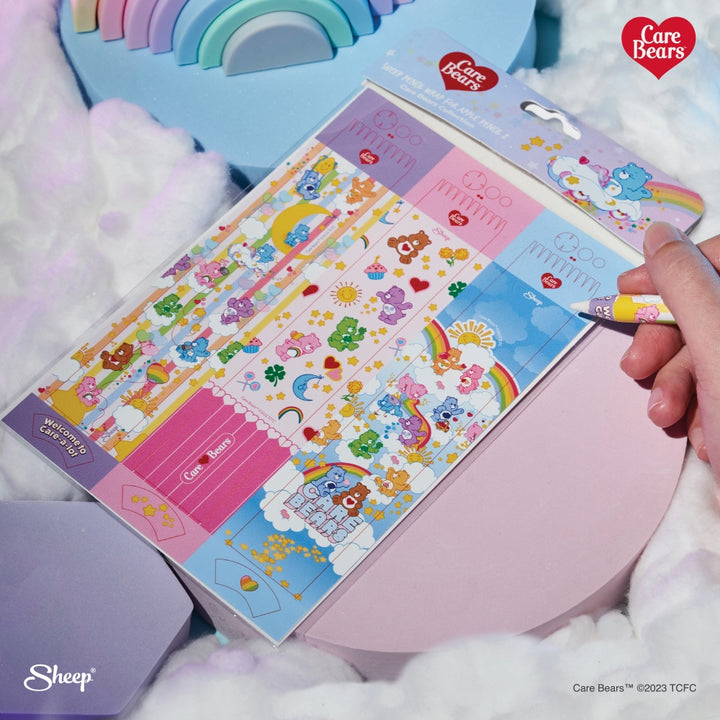 สติกเกอร์ติดปากกาไอแพด Pencil Wrap ลาย Care Bears แท้