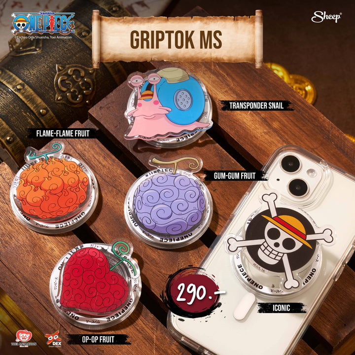 กริ๊ปต๊อก กันโทรศัพท์ตก วันพีซ แท้ พร้อมส่ง