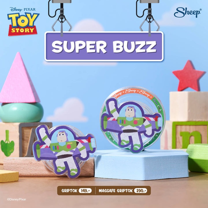 ที่ติดโทรศัพท์ Toy Story Gtiptok ทอย สตอรี่ กริ๊บต๊อก ลาย Buzz Lightyear