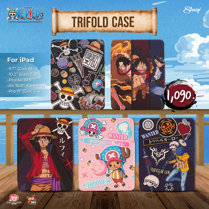 ไอเดียของขวัญ ลิขสิทธิ์แท้ One Piece เคสไอแพด วันพีซ