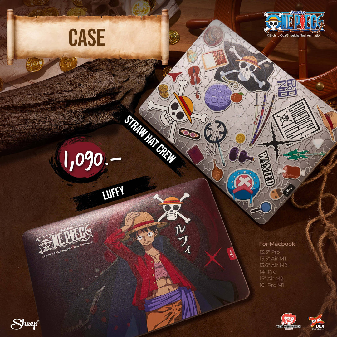 เคส Macbook ลายเท่ ๆ ลิขสิทธิ์แท้ One Piece พร้อมส่ง