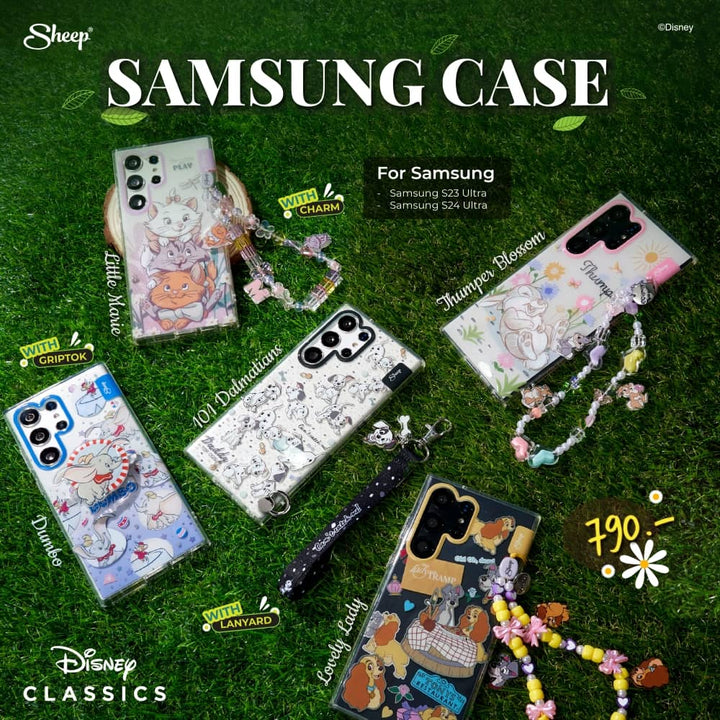 เคสโทรศัพท์ Samsung การ์ตูน Disney ยุค 90 แท้, Dumbo, Thumper, Marie